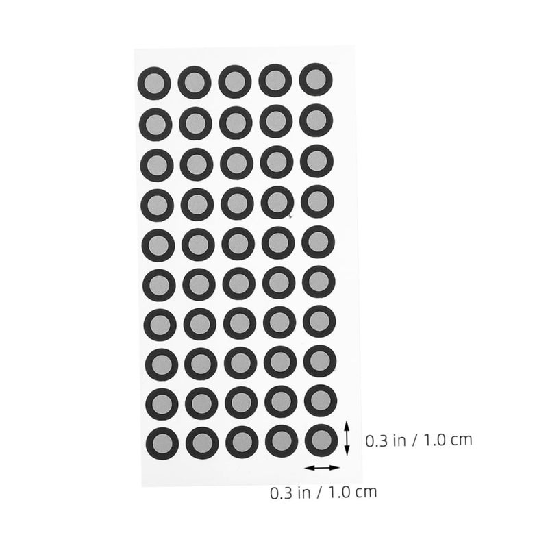 Pretyzoom 12 Sheets Reflective Marking Points Scanning Reference Dots Enhanced Performance Portable Stickers - Image 2